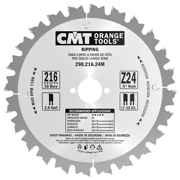CMT 290.210.24M Ripping Saw Blade for Festool machines, 210mm ATB – Quality  Tools Online